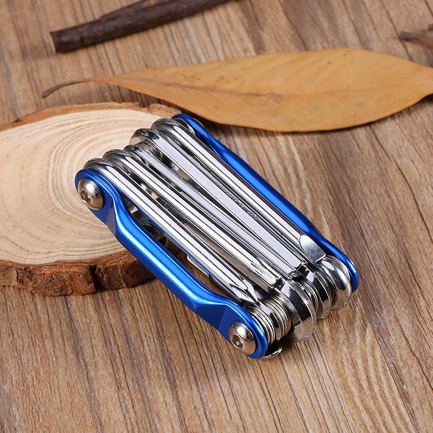 Amazon.co.jp: 自転車工具セット 自転車修理キット 自転車用携帯ツール